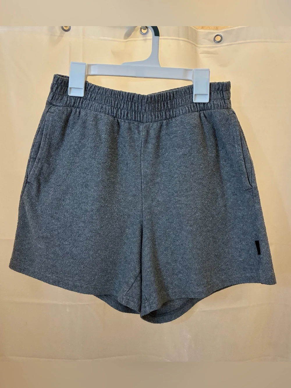 Gilly Hicks Charcoal Elastic-Waist Athletic Shorts
